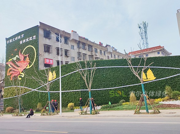 宿州老舊小區景觀提升立體綠化項目