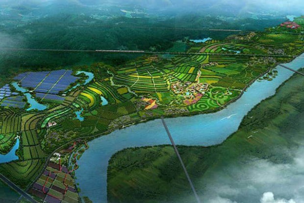 鄉村田園景觀設計效果圖