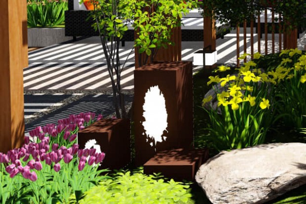 園林景觀照明設(shè)計(jì)效果圖