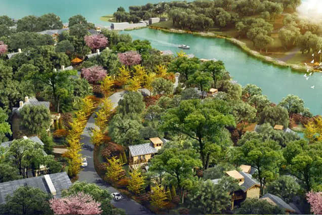 小鎮(zhèn)自然生態(tài)景觀設(shè)計效果圖