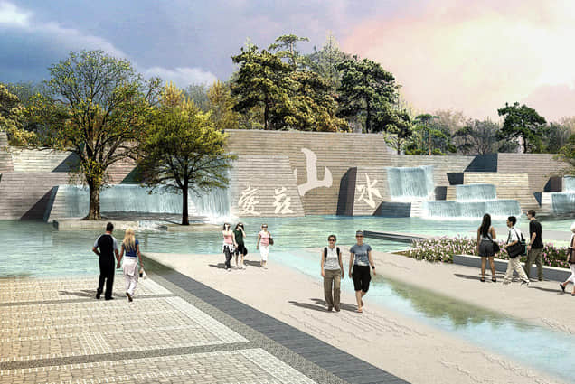 小鎮(zhèn)文化景觀設(shè)計效果圖