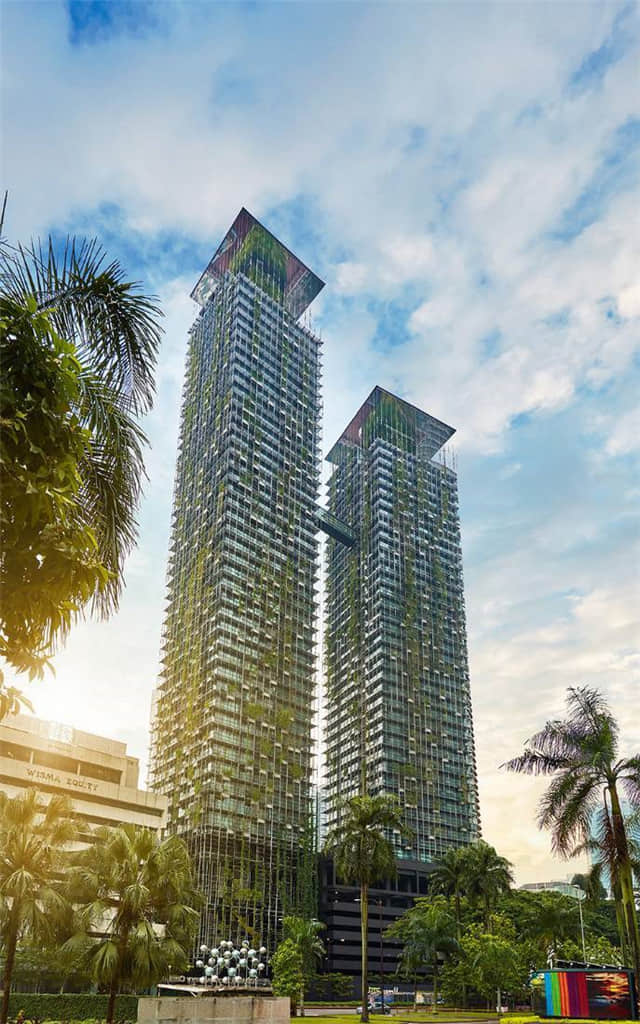 馬來(lái)西亞吉隆坡Le Nouvel KLCC 嘉峰名邸垂直綠化 (1).jpg