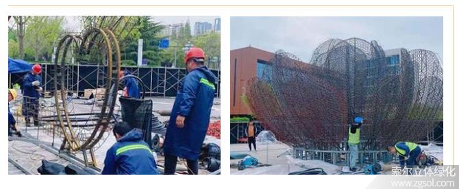 23山東青島膠州市民文化中心五一立體花壇“幸?；ㄩ_” (45).jpg